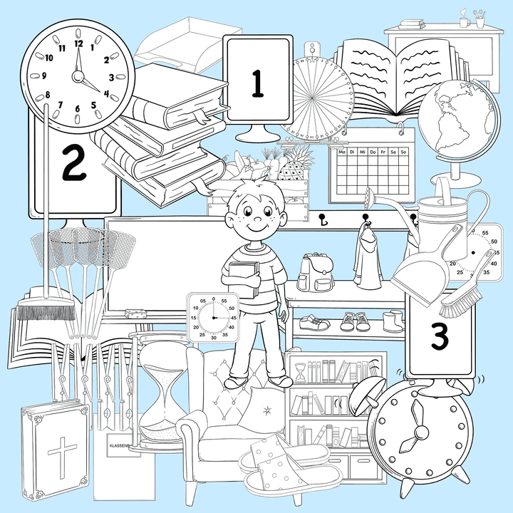 Im Klassenraum – Cliparts für ein lebendiges Klassenzimmer