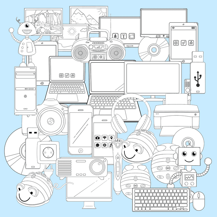 Medien – Cliparts für den digitalen Unterricht