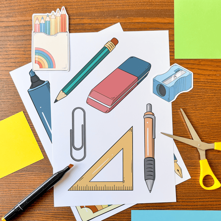 In My Pencil Case – Cliparts for Creative Teaching Materials